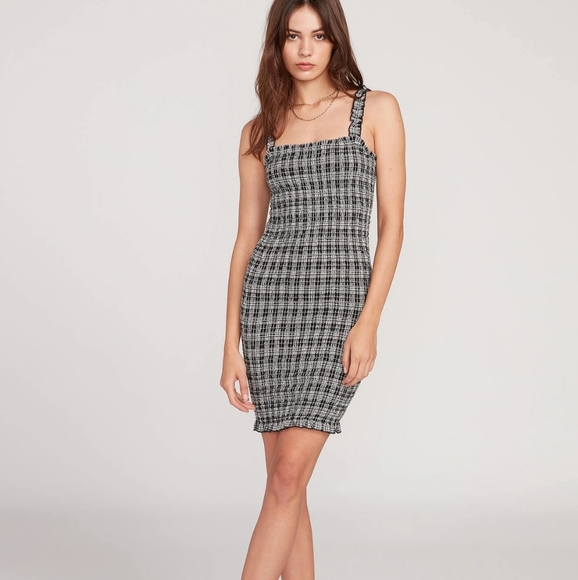 Volcom Seeriously Plaid Bodycon Dress - Picture 4 of 12
